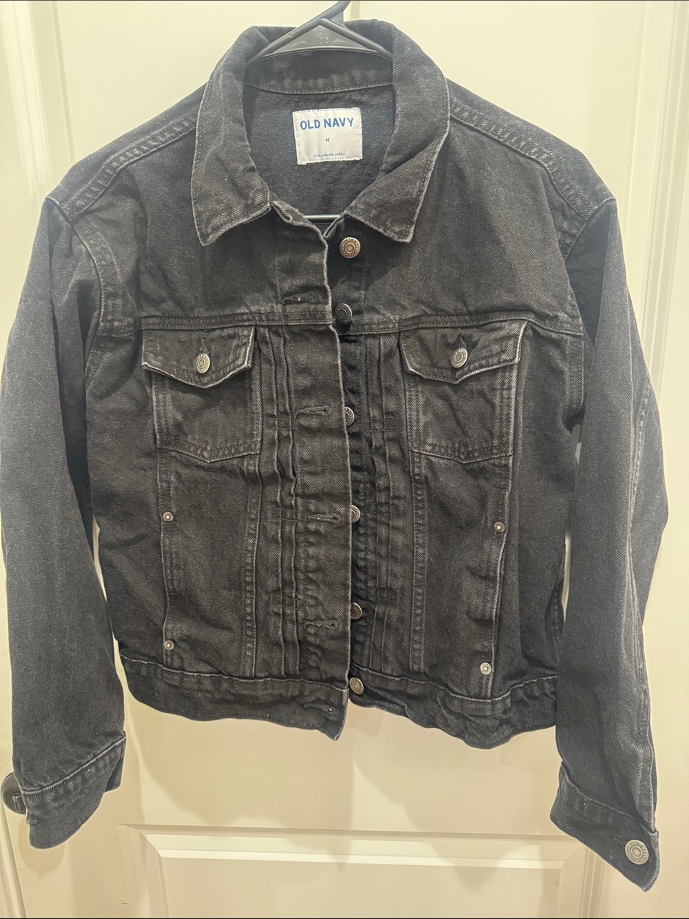 Old Navy Washed Black Denim Jacket
